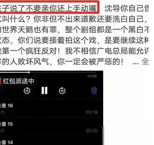 沈导陪睡门录音引爆网络，多名女演员公开聊天记录，震惊不已